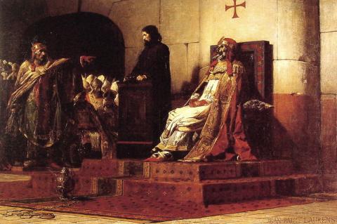 Jean-Paul Laurens festménye a hullazsinatról (1870)